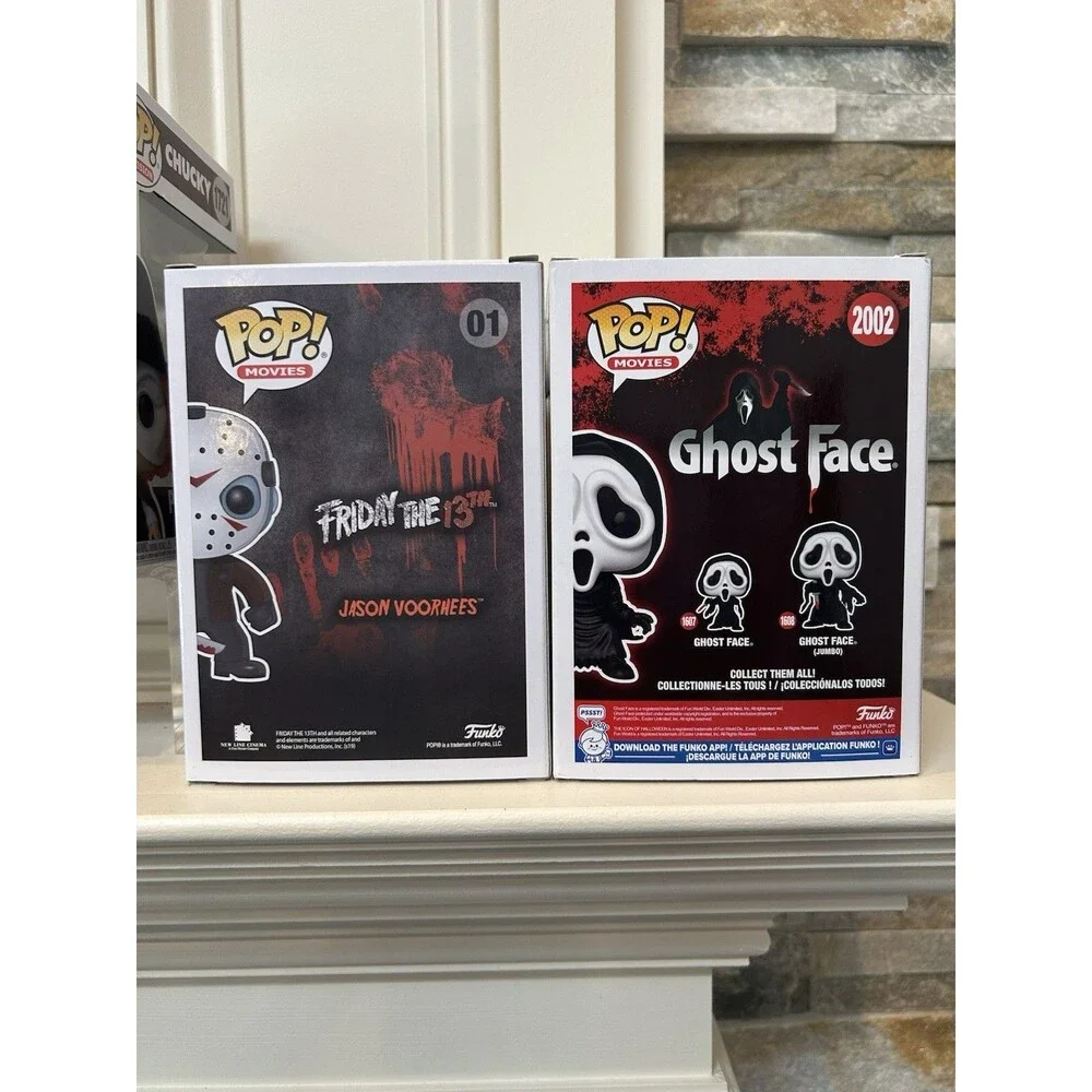 Horror Bundle Funko Pennywise/Limited 1865,Jason 01,Ghost Face 2002,Chucky 1721